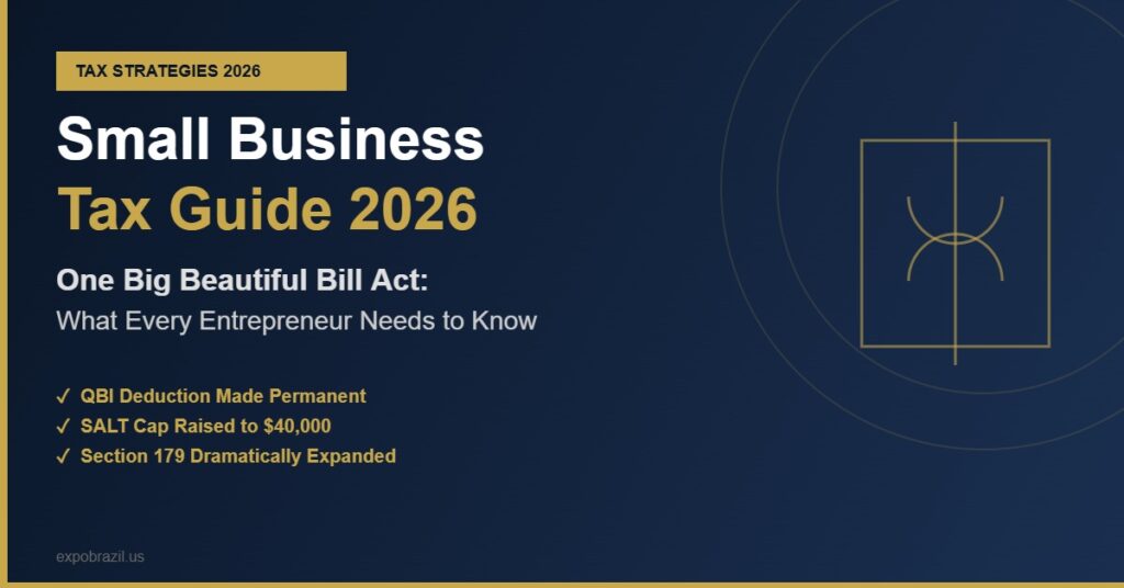 Small Business Tax Strategies 2026 - One Big Beautiful Bill Act Guide for Entrepreneurs